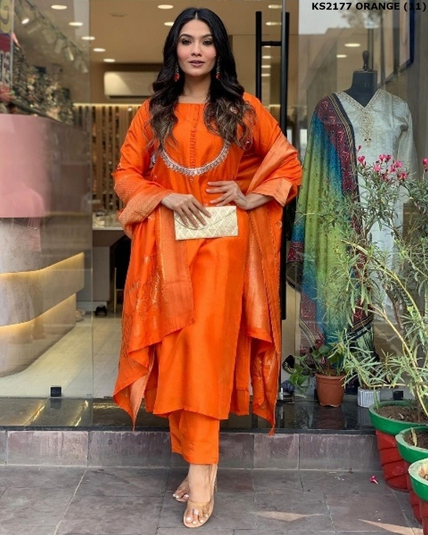Dhiyona KL Women Regular Kurta with Palazzos & With Dupatta