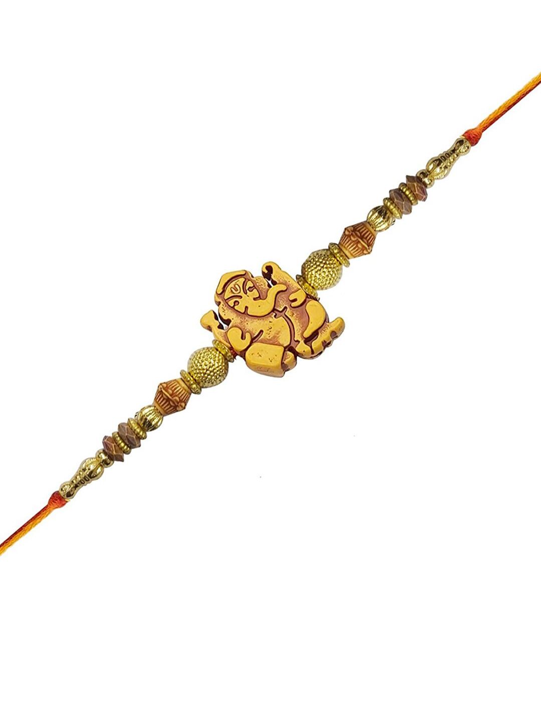 Dhiyona Unisex Set Of 2 Beaded Rakhi