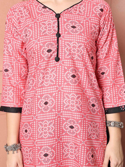 Dhiyona KL Floral Printed Straight Kurta With Salwar & Dupatta