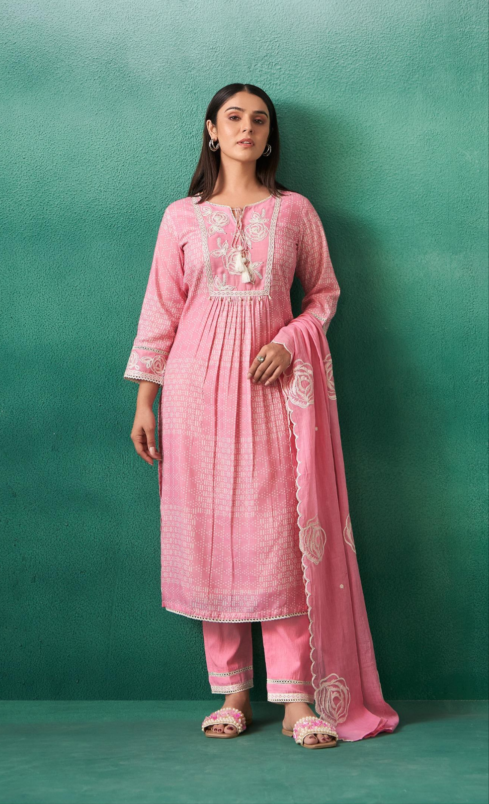 Nadira Candy Embroidered Lawn Suit Set