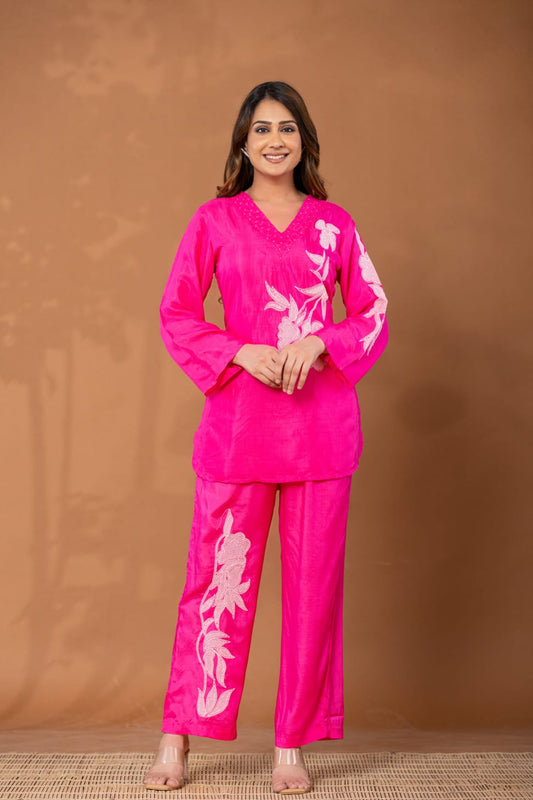 AutumnLane Bodhi Poppy Embroidery Muslin Co-ord Set
