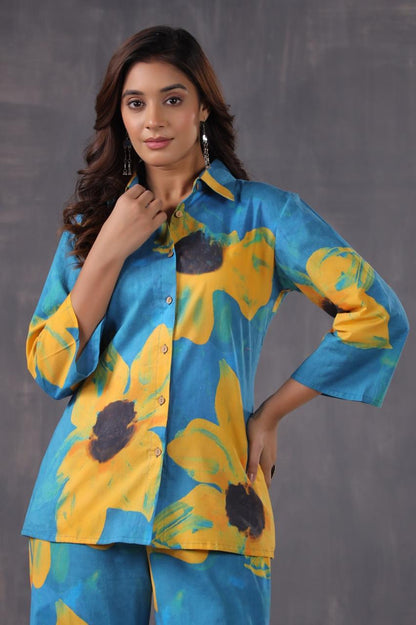 Jayti Sunflower Cotton Co-ord Set