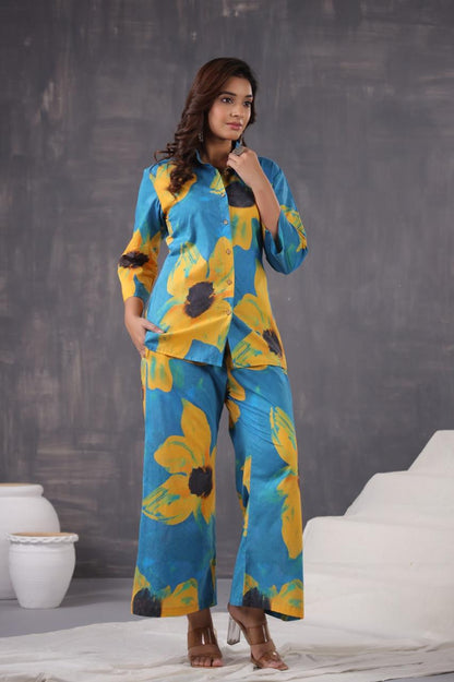 Jayti Sunflower Cotton Co-ord Set