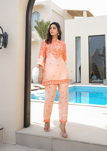 RAAGVI SCARLET COTTON Co-Ord SET