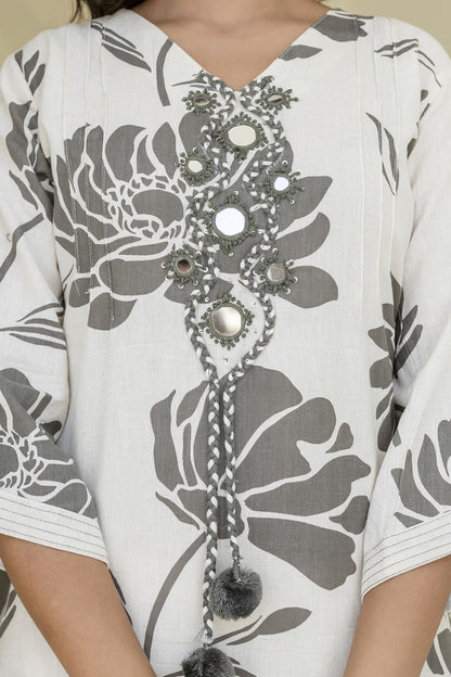 Samiha Frost Cotton Co-ord Set