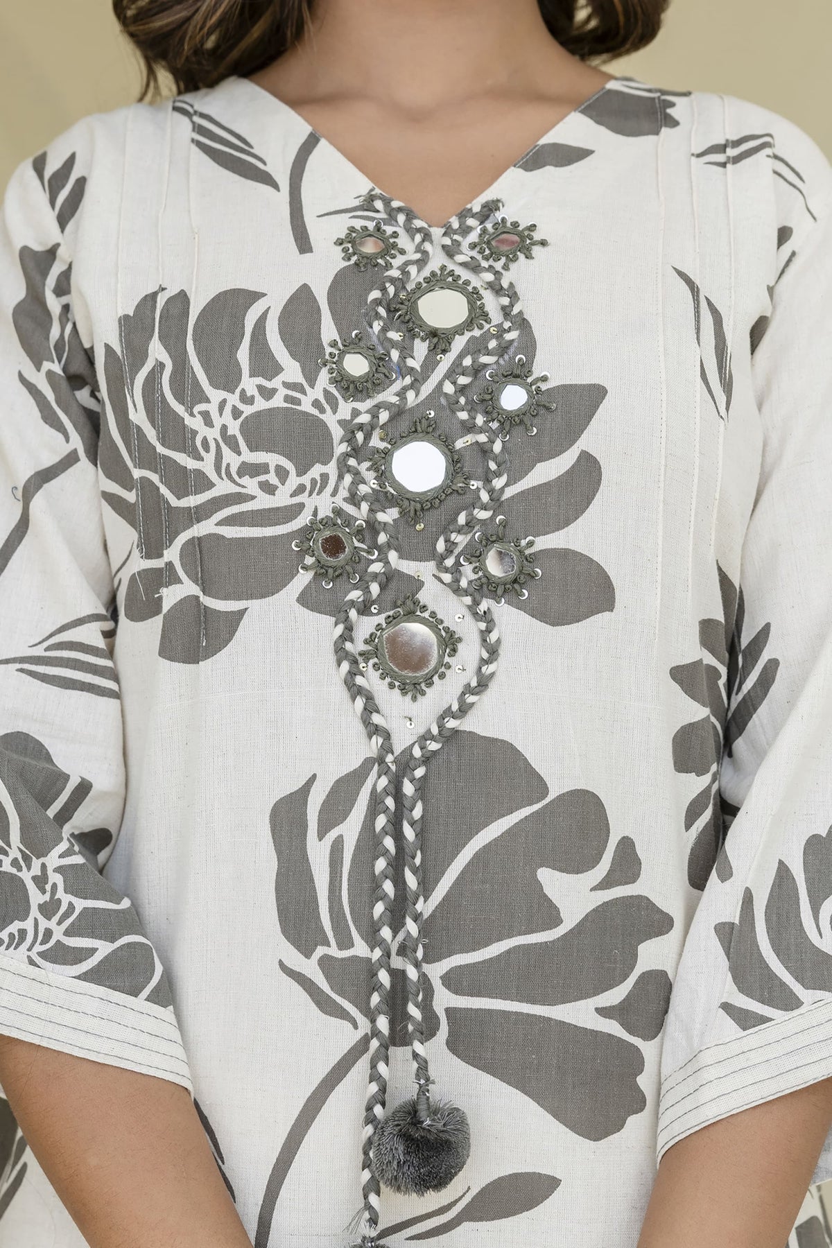Samiha Frost Cotton Co-ord Set