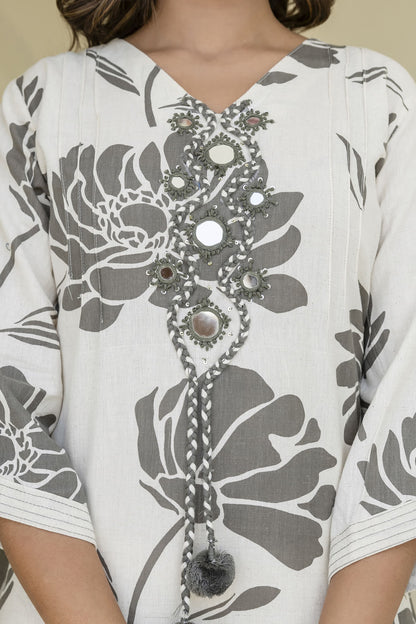 Samiha Frost Cotton Co-ord Set