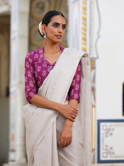 Dhiyona ST Mulberry Flower Blouse