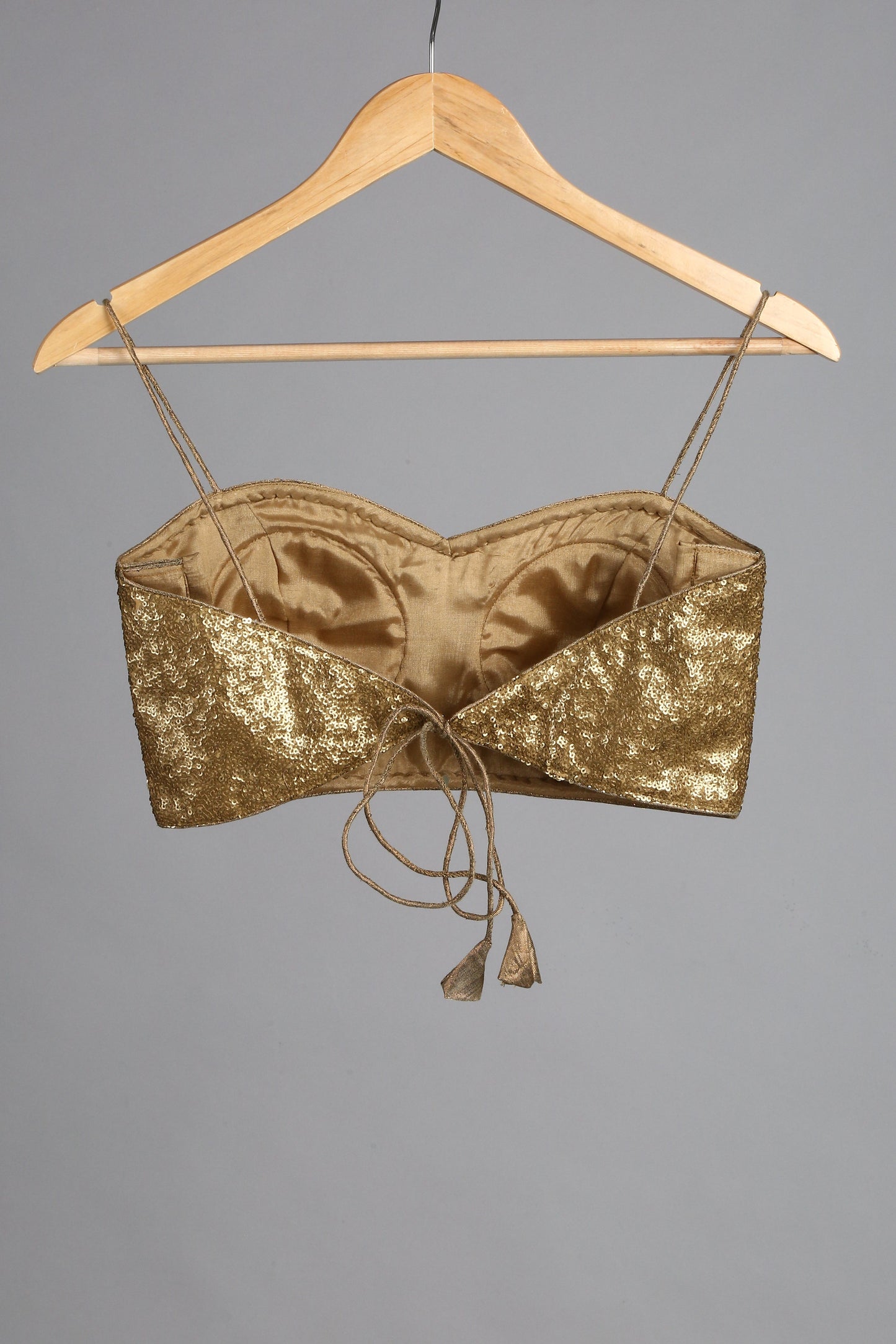Dhiyona ST Blouse - Gold Sequin