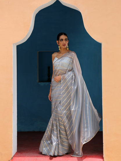 Dhiyona ST Smoke on Fire Saree