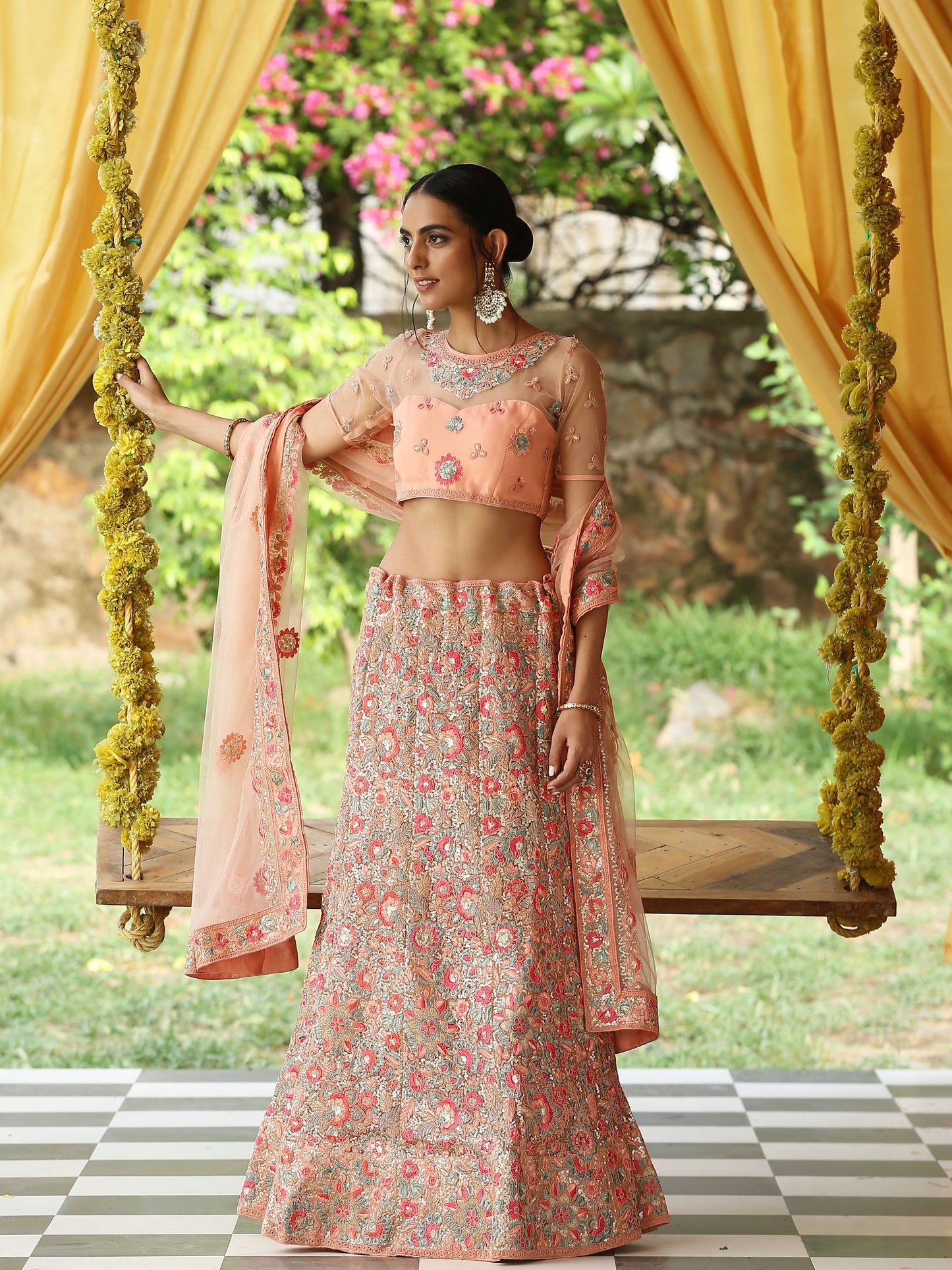 Dhiyona ST Blushing Bride Lehenga Set