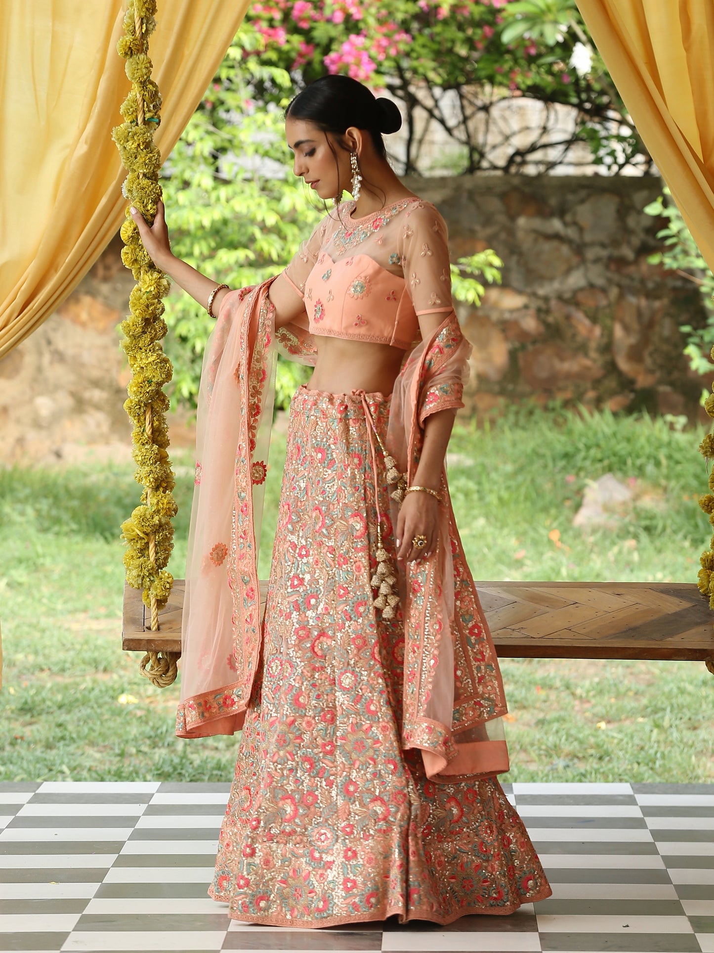 Dhiyona ST Blushing Bride Lehenga Set