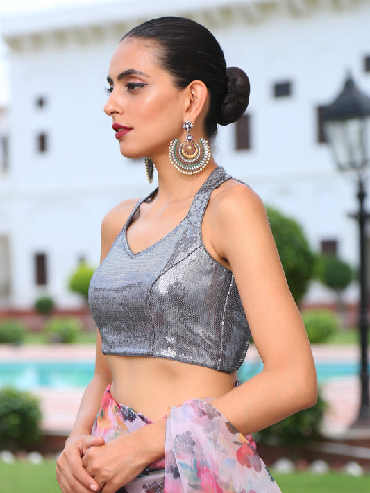 Dhiyona ST Grey Vogue Blouse
