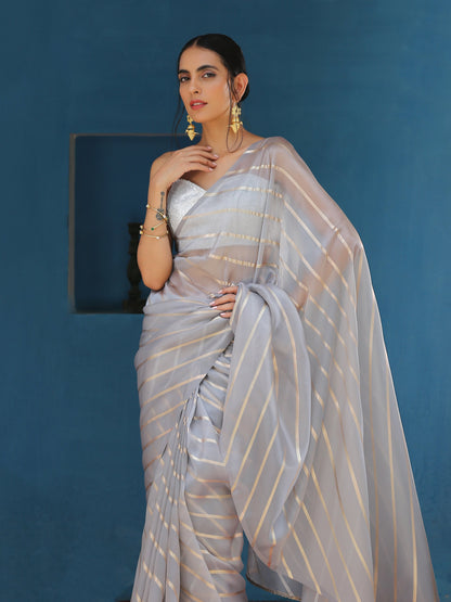 Dhiyona ST Smoke on Fire Saree