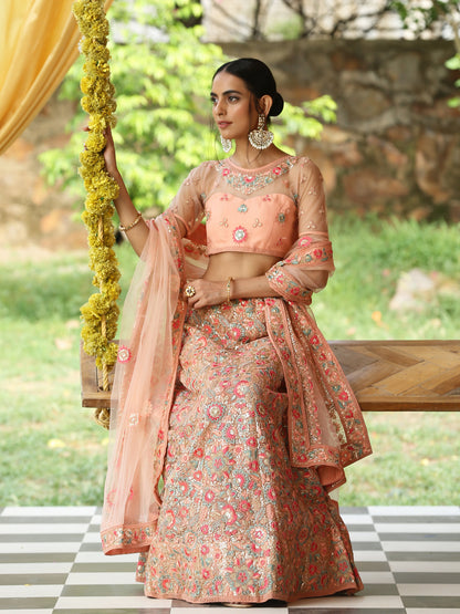 Dhiyona ST Blushing Bride Lehenga Set