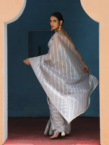 Dhiyona ST Smoke on Fire Saree