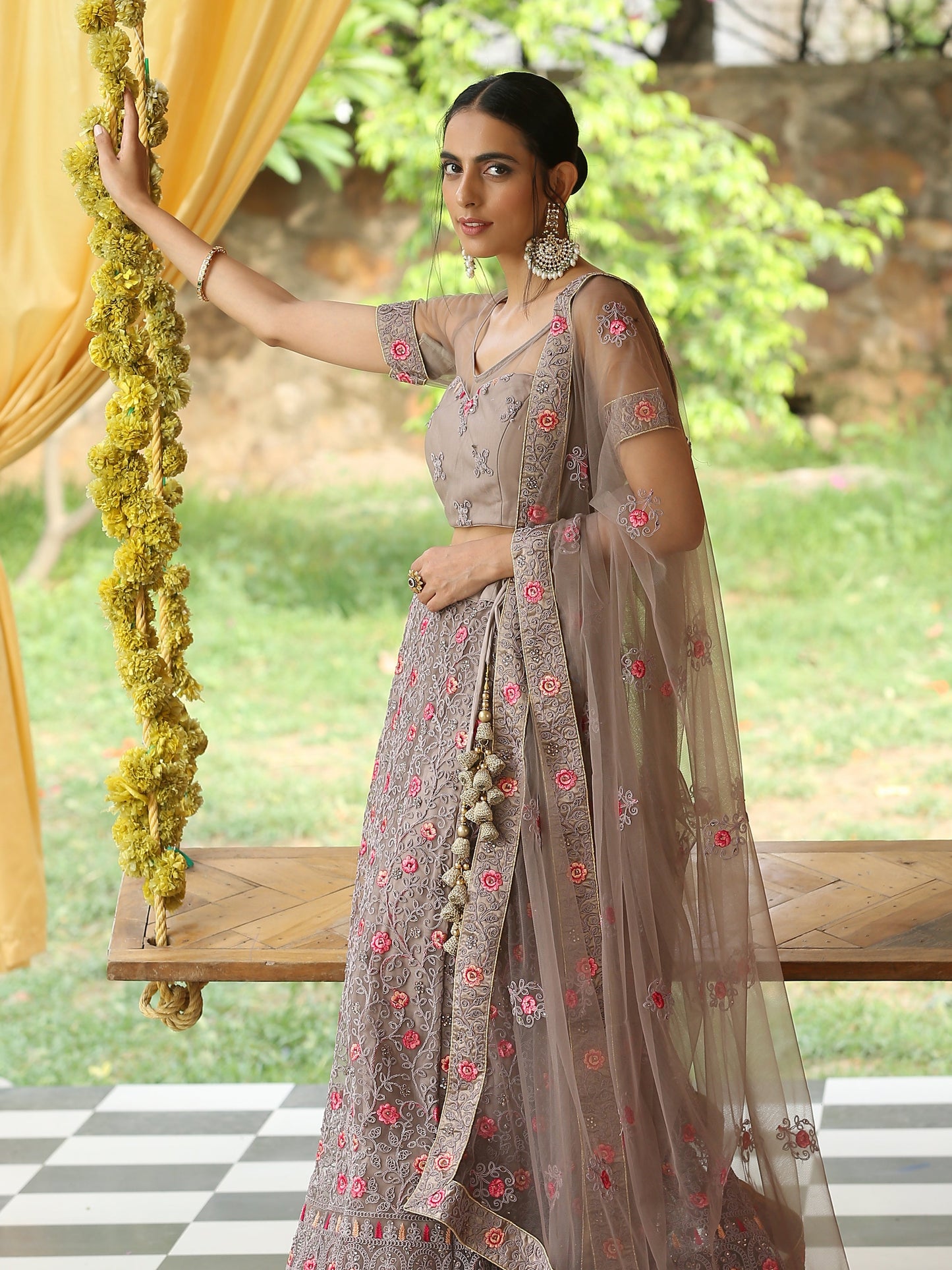 Dhiyona ST A Walk Through the Wood Lehenga Set