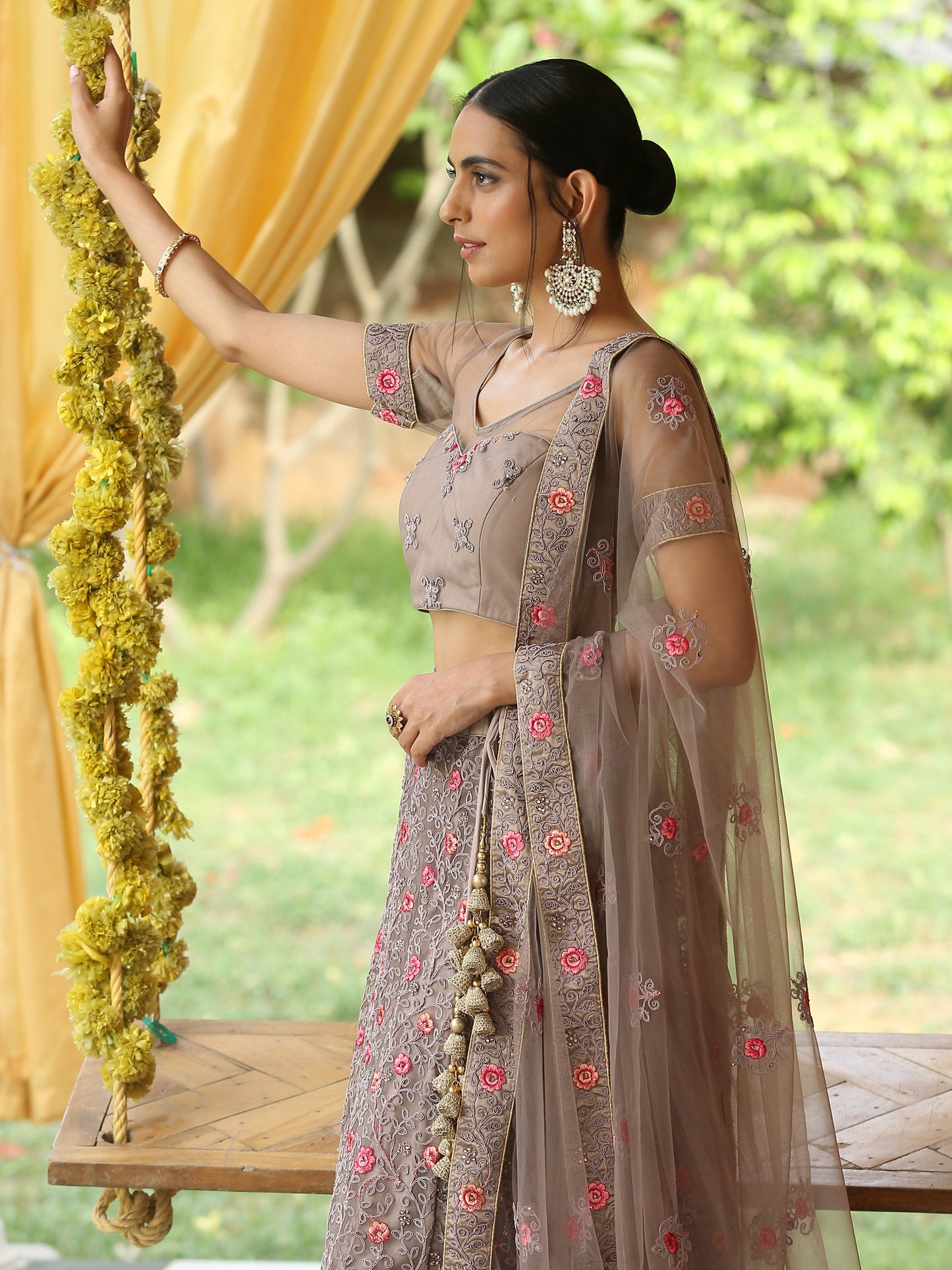 Dhiyona ST A Walk Through the Wood Lehenga Set