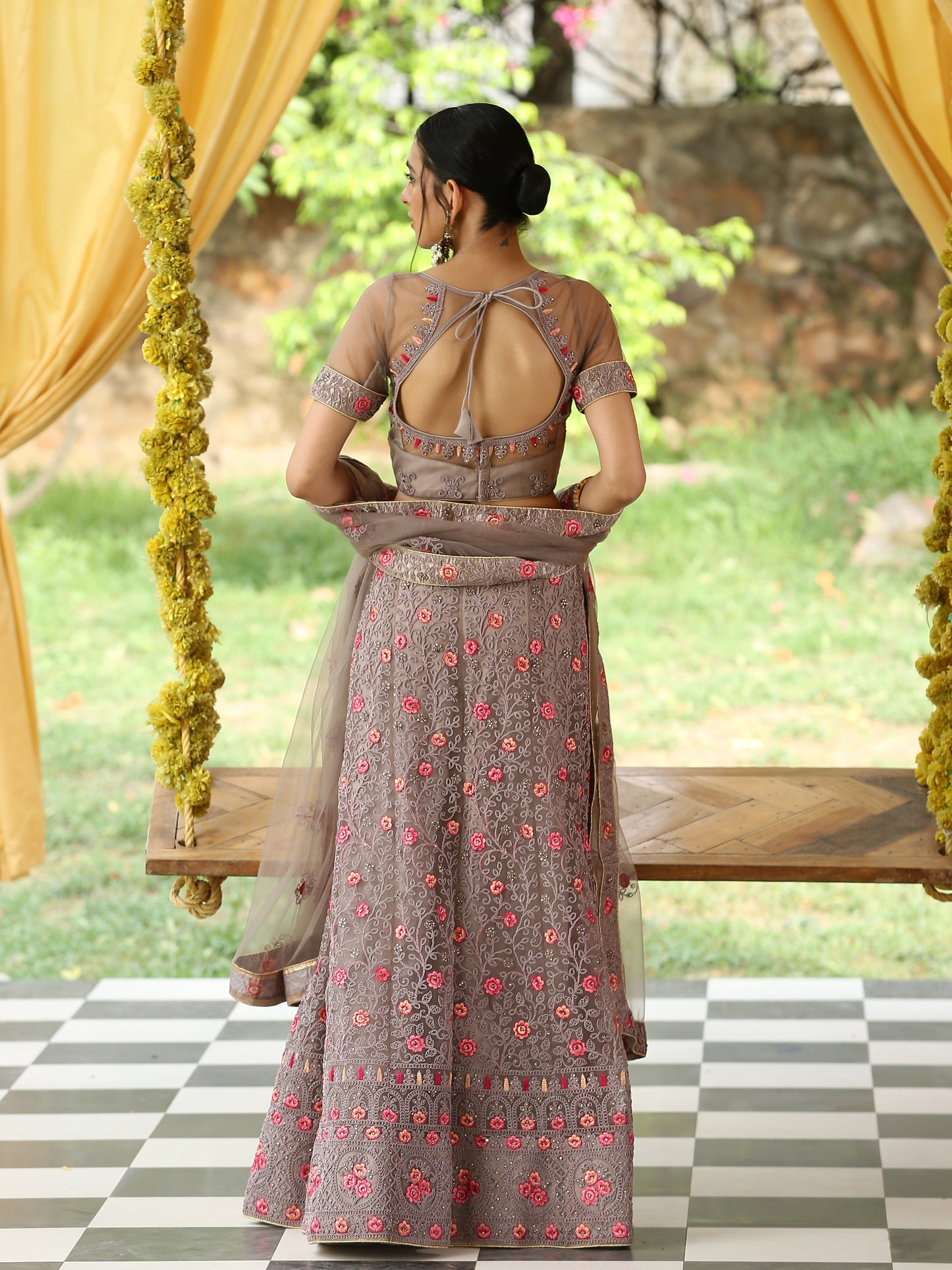 Dhiyona ST A Walk Through the Wood Lehenga Set