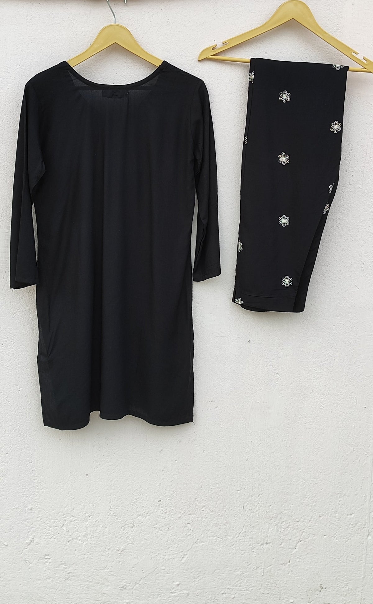 Leena Charcoal Embroidery Co-ord Set