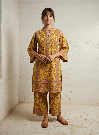 Swades amber cotton Co Ord Set