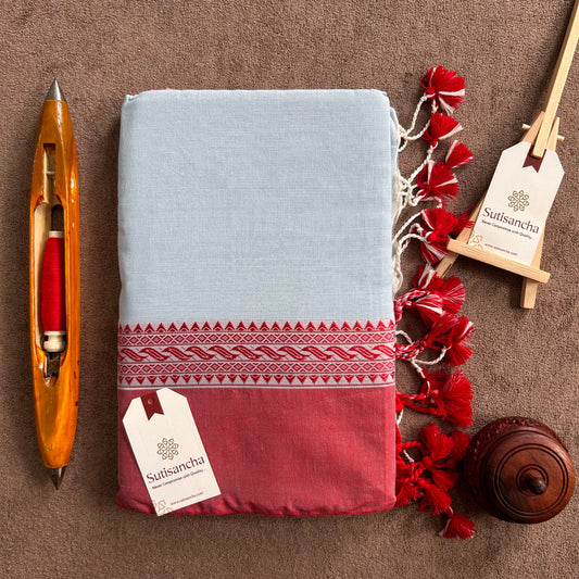 Dhiyona SS Sutisancha Bengal Cotton Saree in Traditional Weave