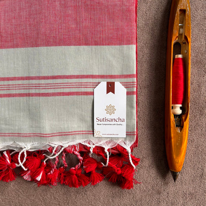 Dhiyona SS Sutisancha Bengal Cotton Saree in Traditional Weave
