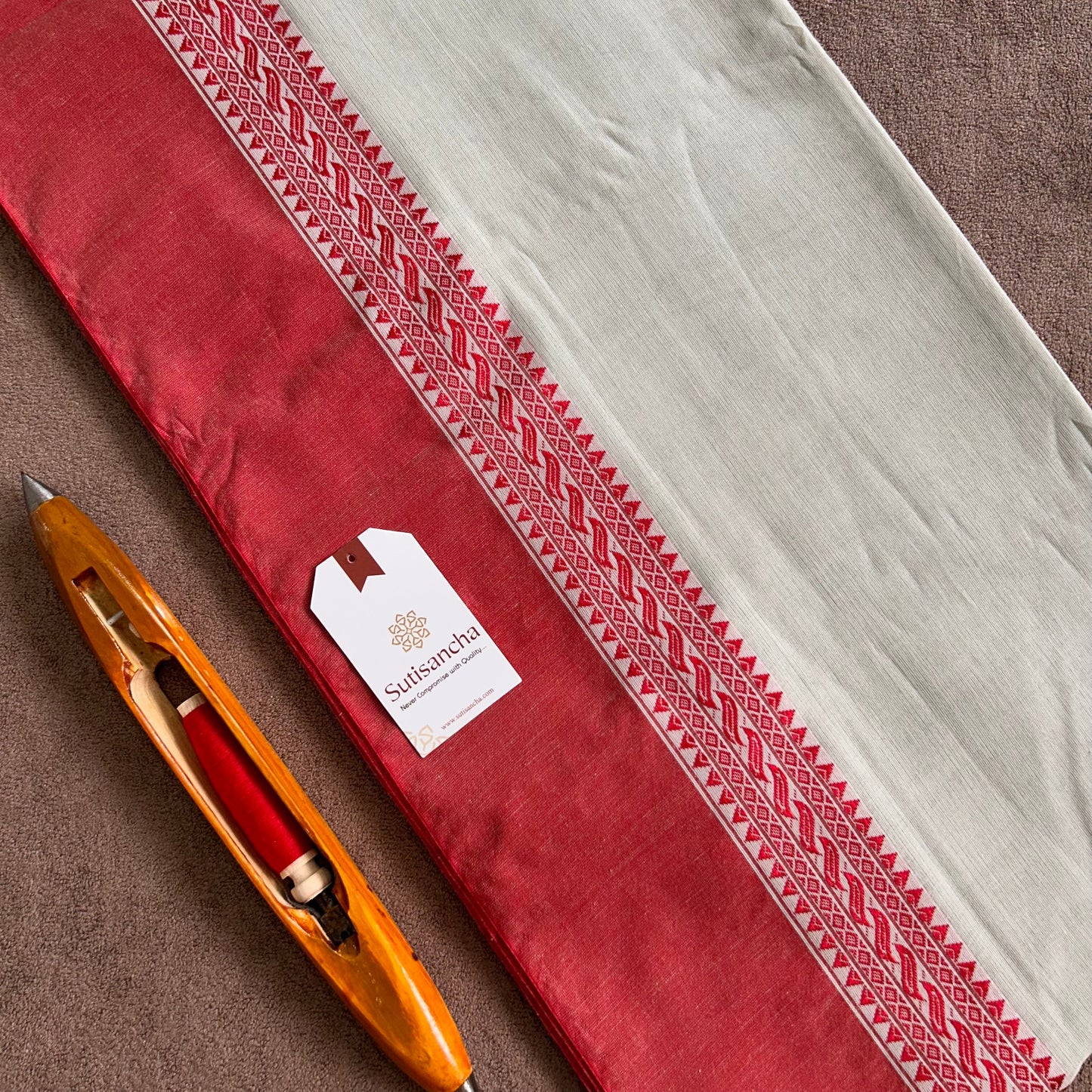 Dhiyona SS Sutisancha Bengal Cotton Saree in Traditional Weave
