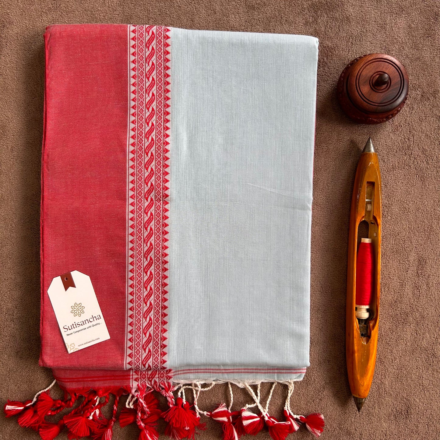 Dhiyona SS Sutisancha Bengal Cotton Saree in Traditional Weave