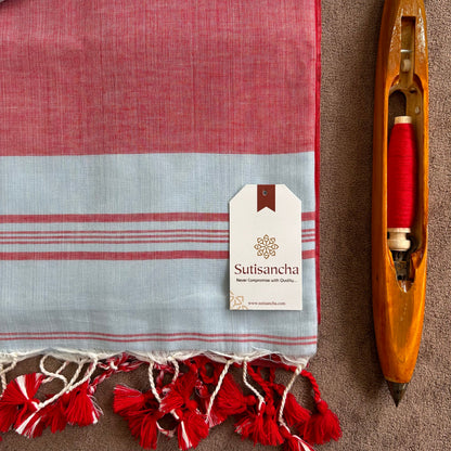 Dhiyona SS Sutisancha Bengal Cotton Saree in Traditional Weave