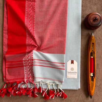 Dhiyona SS Sutisancha Bengal Cotton Saree in Traditional Weave