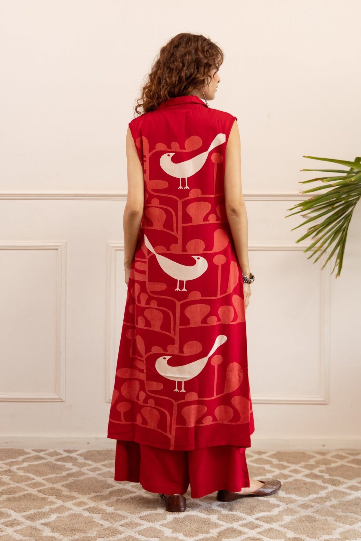 Kabool Ruby printed Kurta Pant set