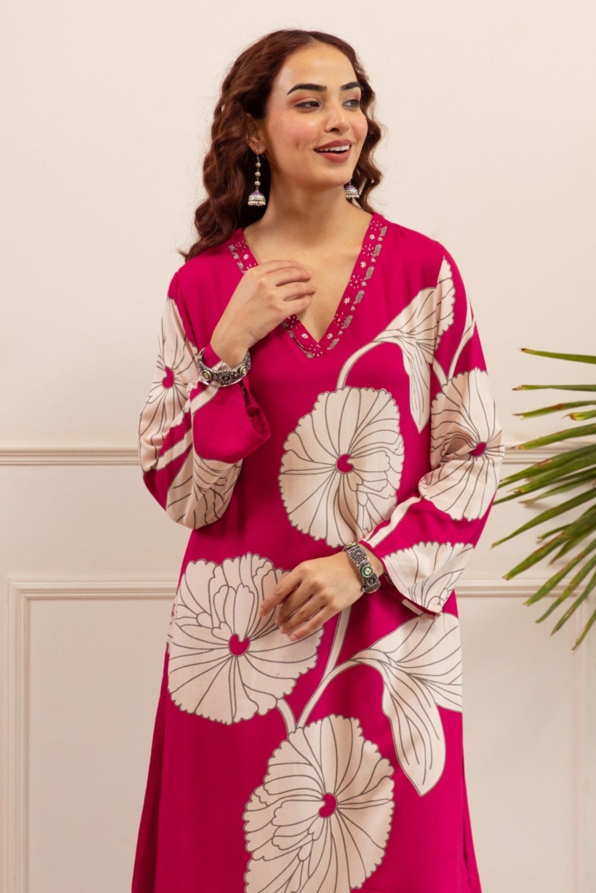 Kabool punch cotton kurta pant set