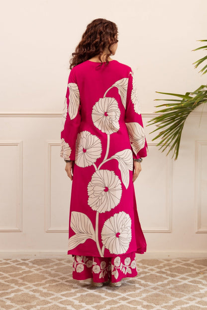 Kabool punch cotton kurta pant set