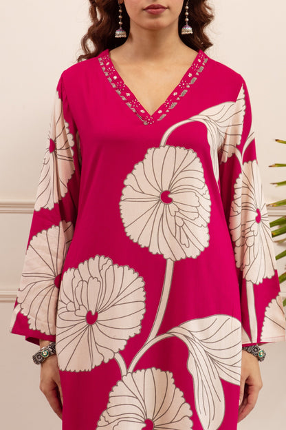 Kabool punch cotton kurta pant set
