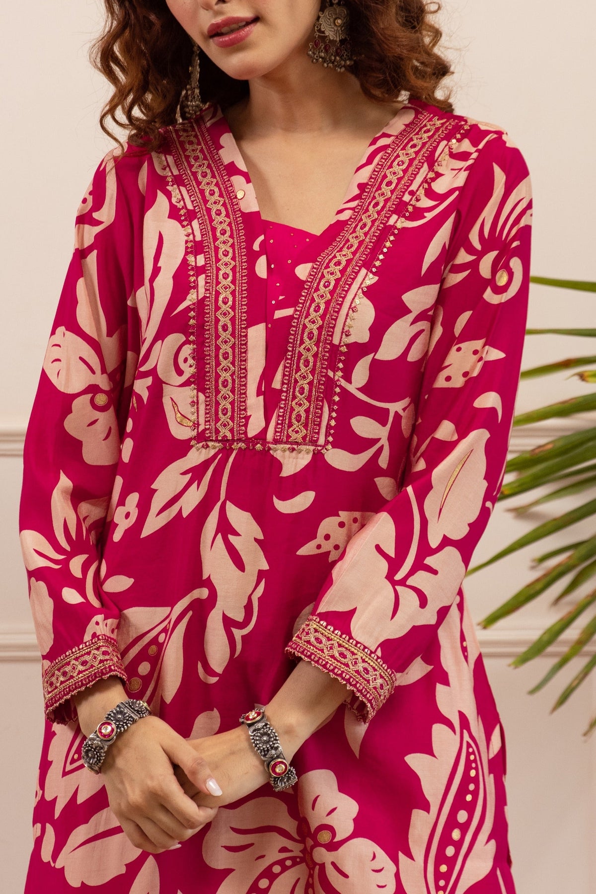 Kabool peony printed Co-ord set
