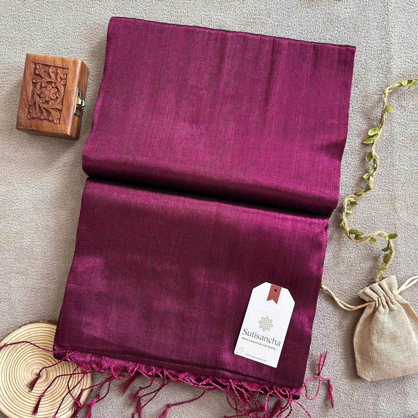 Dhiyona SS Sutisancha Queen pink Handloom Tissue Saree