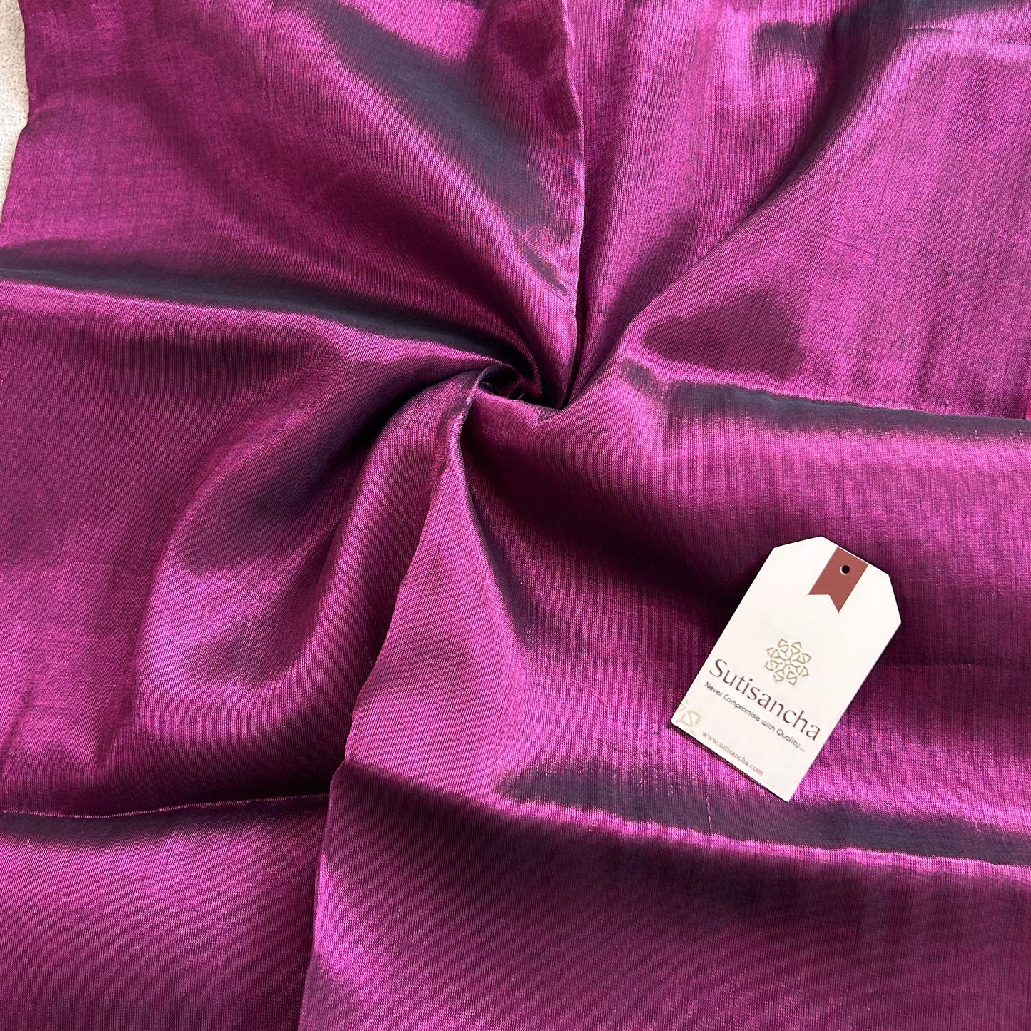 Dhiyona SS Sutisancha Queen pink Handloom Tissue Saree