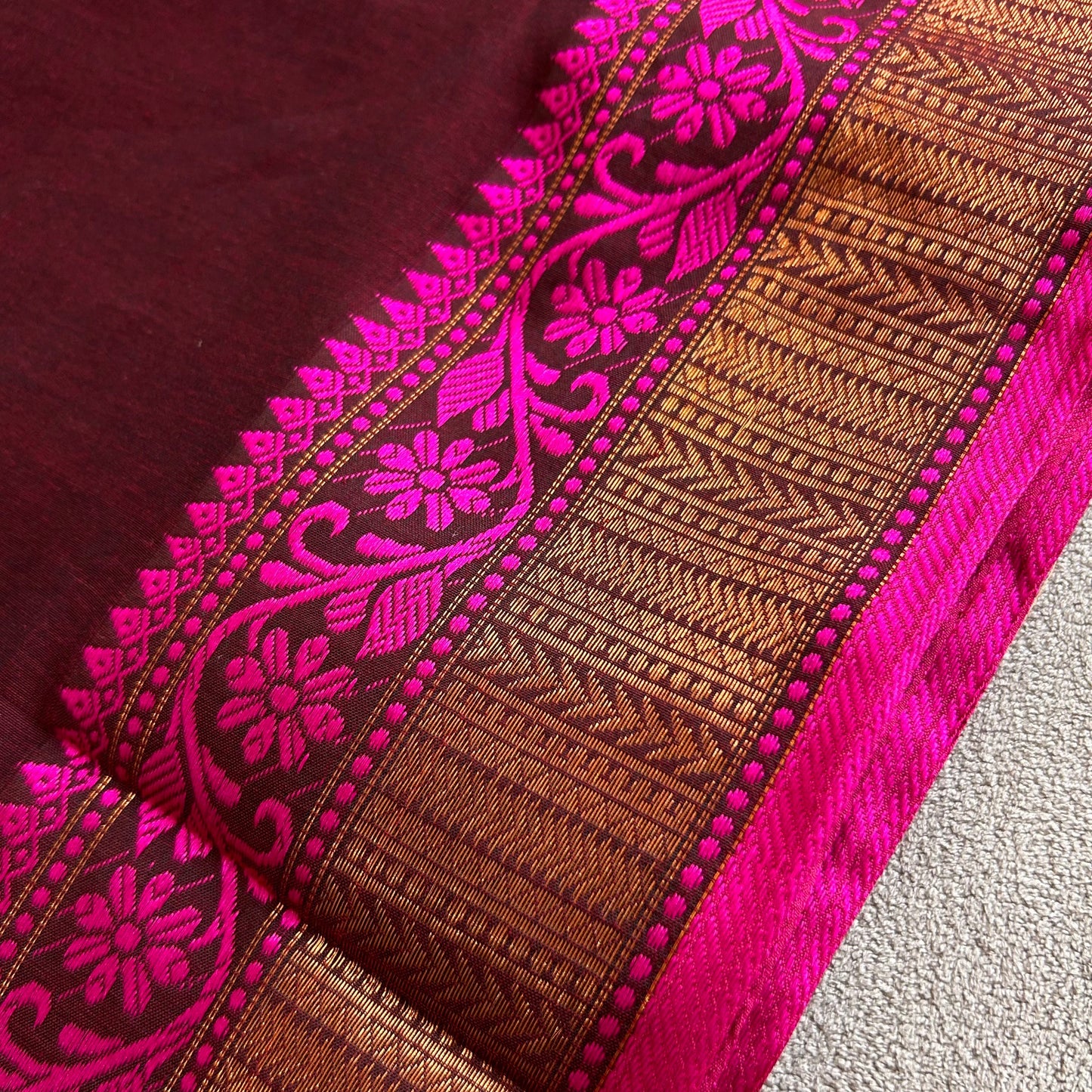 Dhiyona SS Sutisancha Heritage Bengal Cotton Saree with Timeless Weave