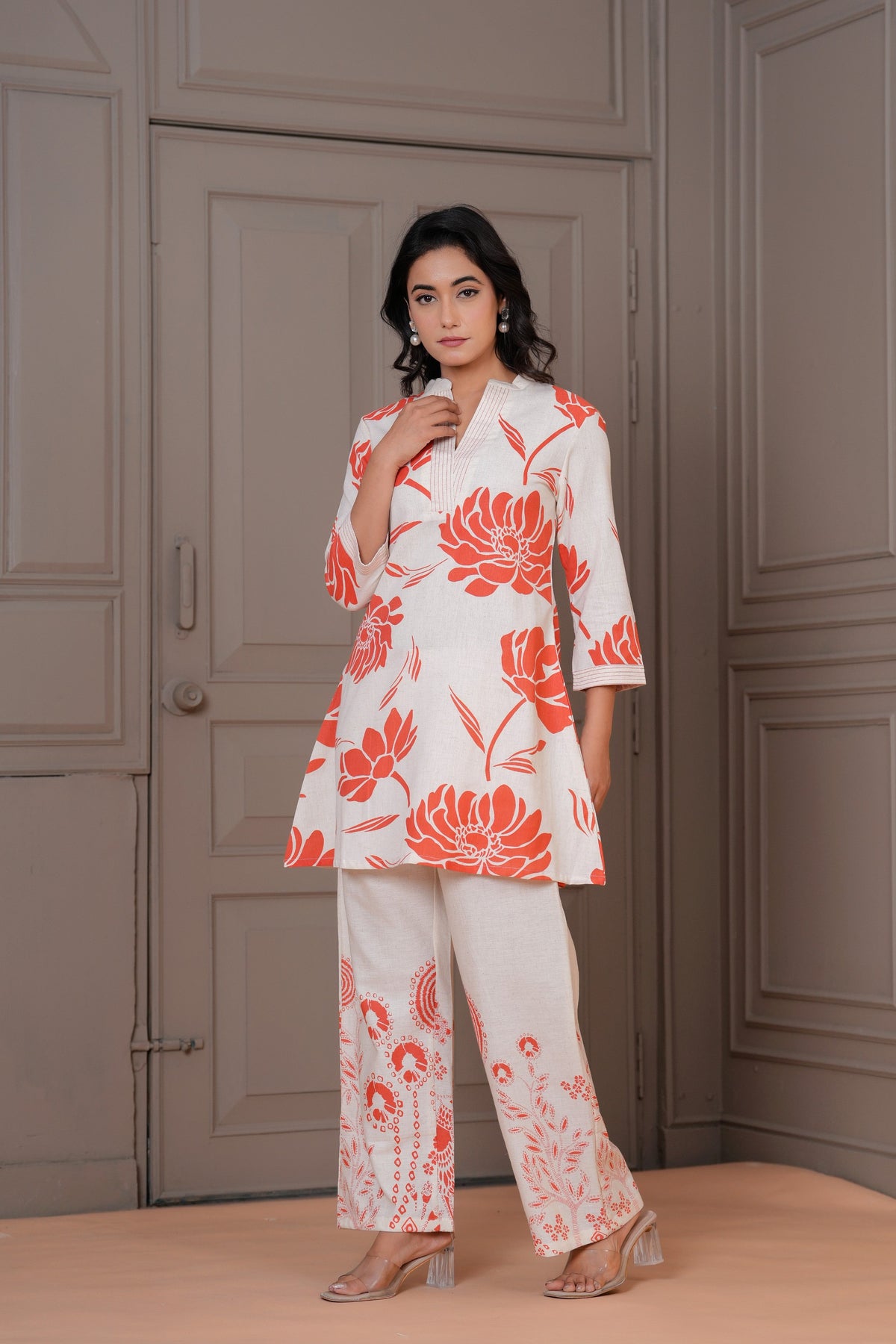 Maurya kesari cotton printed Co-ord Set