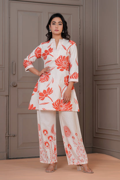 Maurya kesari cotton printed Co-ord Set