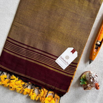 Dhiyona SS Timeless Weave Bengal Cotton Saree by Sutisancha