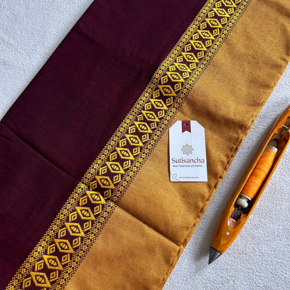Dhiyona SS Timeless Weave Bengal Cotton Saree by Sutisancha