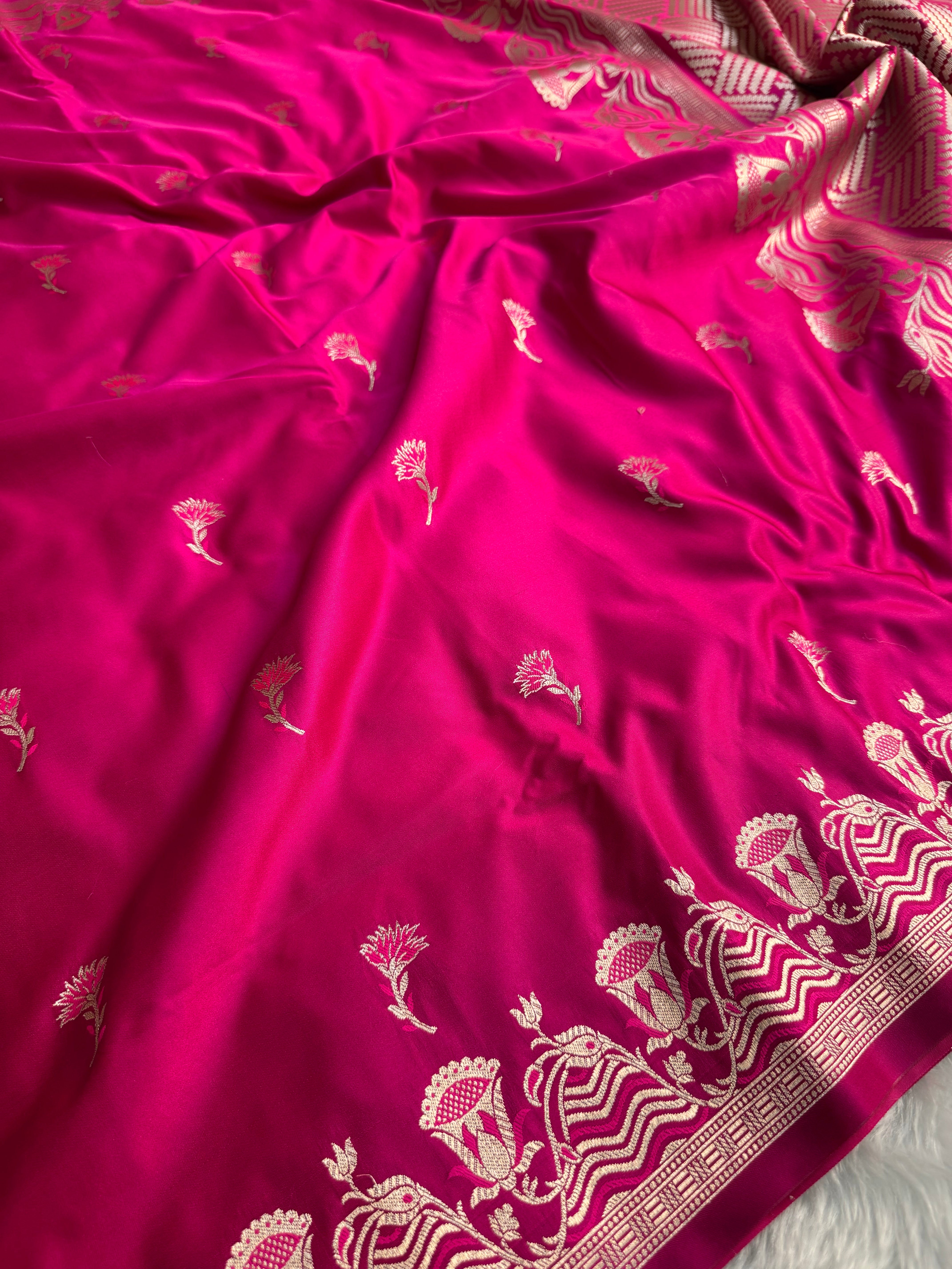 Dhiyona HH Deep Rani Regal Mashru Banarasi Silk Saree