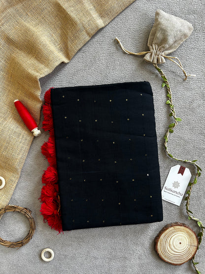 Dhiyona SS Sitaara Mul: Handwoven Sequin Elegance