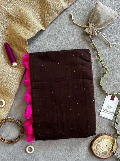 Dhiyona SS Sitaara Mul: Handwoven Sequin Elegance