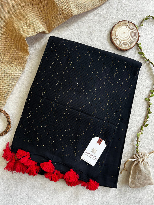Dhiyona SS Sitaara Mul: Handwoven Sequin Elegance