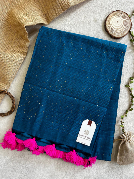 Dhiyona SS Sitaara Mul: Handwoven Sequin Elegance