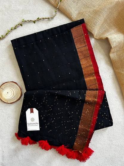 Dhiyona SS Sitaara Mul: Handwoven Sequin Elegance