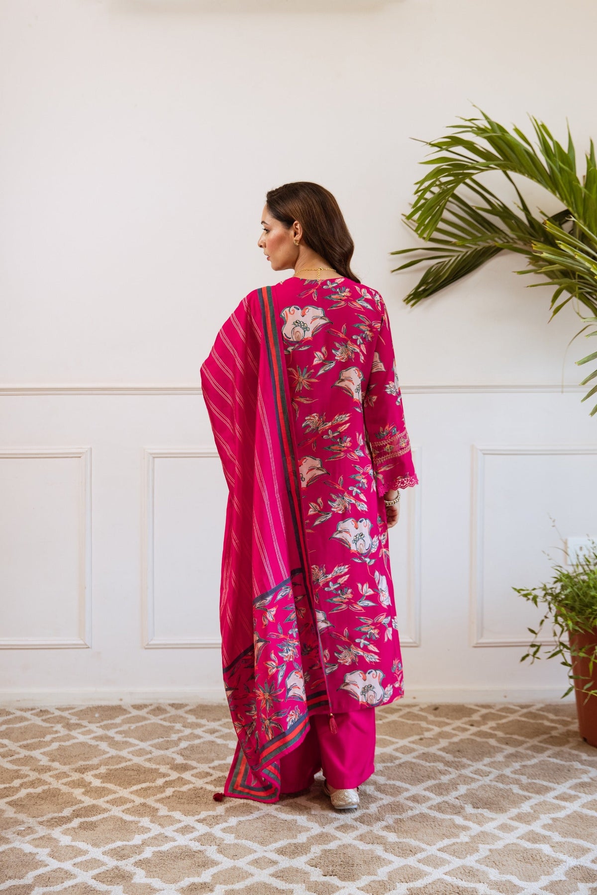 Kabool Magenta Work Suit Set